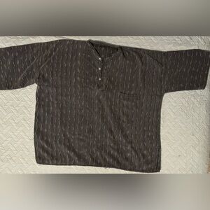 Black Patterned Men's Shirt
